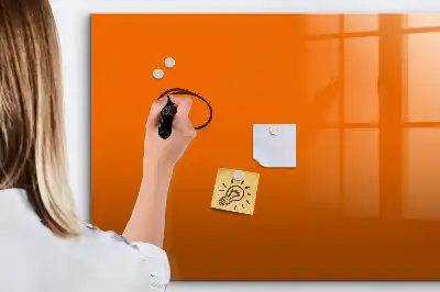 Tableau magnétique à dessiner de couleur orange