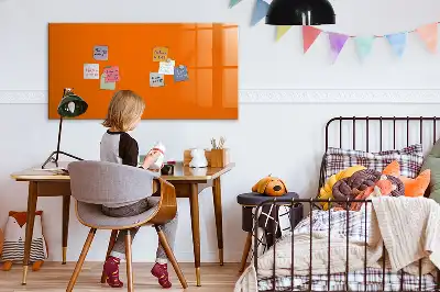 Tableau magnétique à dessiner de couleur orange