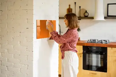 Tableau magnétique à dessiner de couleur orange
