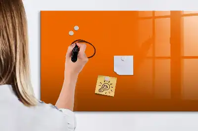 Tableau magnétique à dessiner de couleur orange