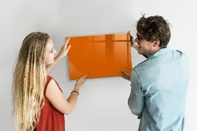 Tableau magnétique à dessiner de couleur orange