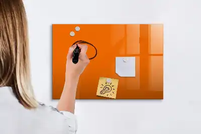 Tableau magnétique à dessiner de couleur orange