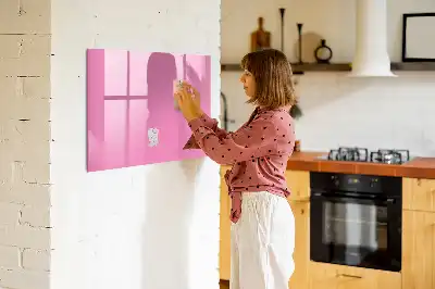 Tableau magnétique pour dessiner de couleur rose