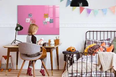 Tableau magnétique pour dessiner de couleur rose