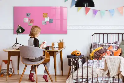 Tableau magnétique pour dessiner de couleur rose