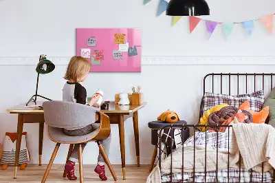 Tableau magnétique pour dessiner de couleur rose
