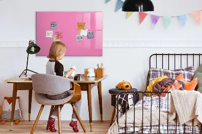 Tableau magnétique pour dessiner de couleur rose