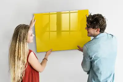 Tableau magnétique à dessiner de couleur jaune clair