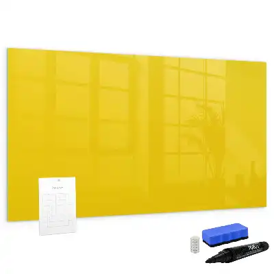 Tableau magnétique à dessiner de couleur jaune clair