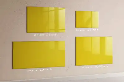 Tableau magnétique à dessiner de couleur jaune clair