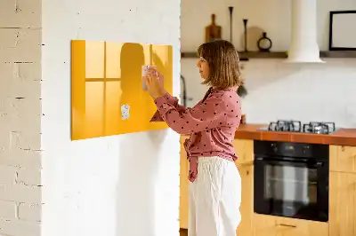 Tableau magnétique pour dessiner jaune or