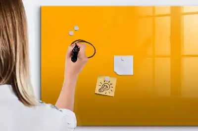 Tableau magnétique pour dessiner jaune or