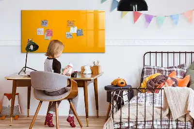 Tableau magnétique pour dessiner jaune or