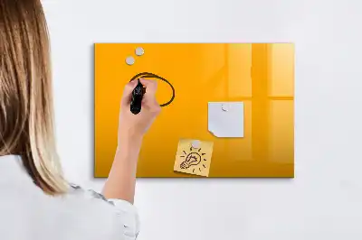 Tableau magnétique pour dessiner jaune or