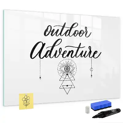 Tableau magnétique pour dessiner modèle Aventure en plein air