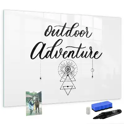 Tableau magnétique pour dessiner modèle Aventure en plein air