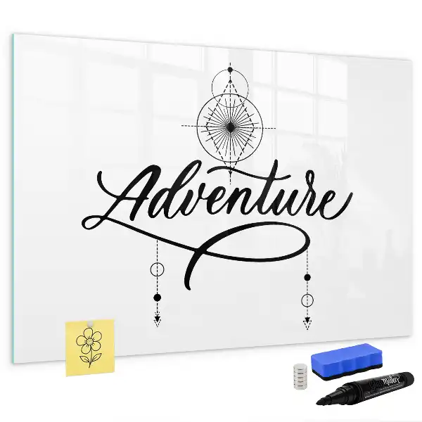 Tableau magnétique à dessiner modèle Aventure