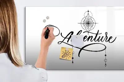Tableau magnétique à dessiner modèle Aventure