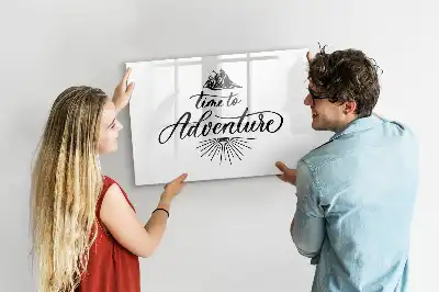 Tableau magnétique à dessiner modèle Aventure