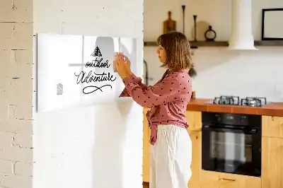 Tableau magnétique pour dessiner thème aventure en plein air
