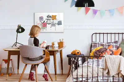 Tableau magnétique à dessiner modèle aventure