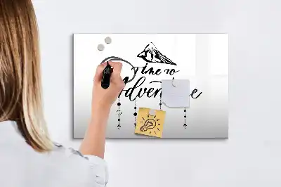 Tableau magnétique à dessiner modèle aventure
