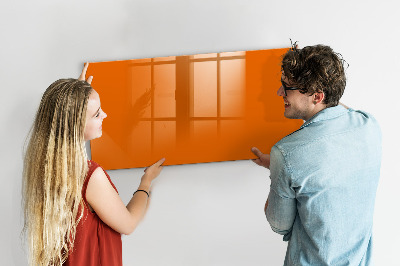 Tableau magnétique couleur orange
