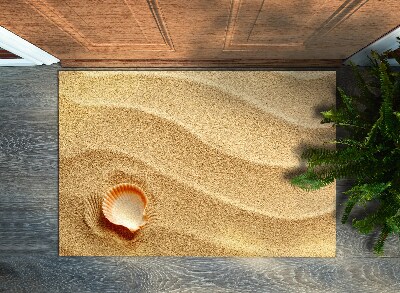 Tapis entrée plage de sable