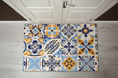 Tapis d'entrée intérieur Azulejo