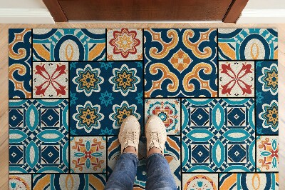 Tapis d'entrée intérieur Azulejo