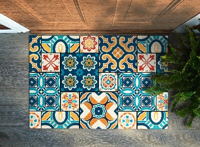 Tapis d'entrée intérieur Azulejo