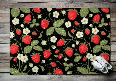 Paillasson intérieur Des fraises
