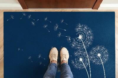 Tapis entrée intérieur Fleurs de pissenlits