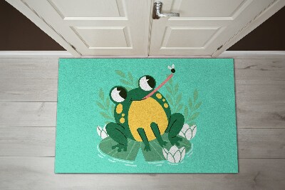 Tapis entrée intérieur Grenouille