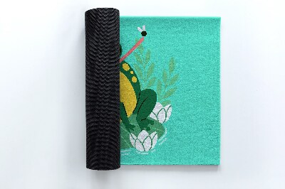 Tapis entrée intérieur Grenouille