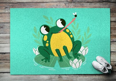 Tapis entrée intérieur Grenouille