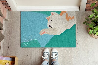 Tapis d'entrée Animaux de minou