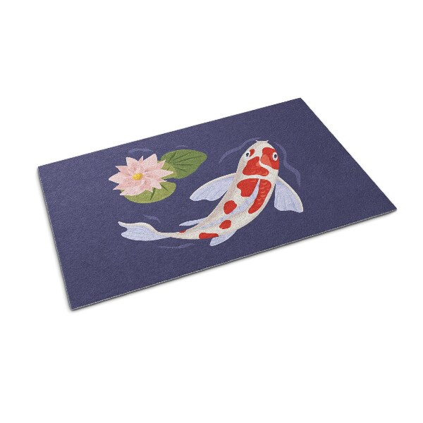 Tapis d'entrée Poisson Koi