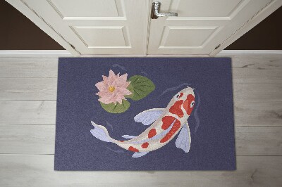 Tapis d'entrée Poisson Koi