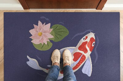 Tapis d'entrée Poisson Koi