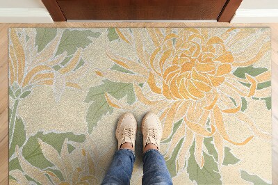 Tapis entrée Fleurs de chrysanthemum