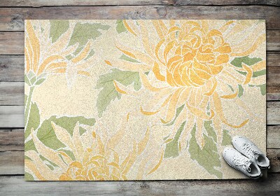 Tapis entrée Fleurs de chrysanthemum