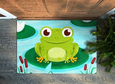 Tapis d'entrée Douce grenouille