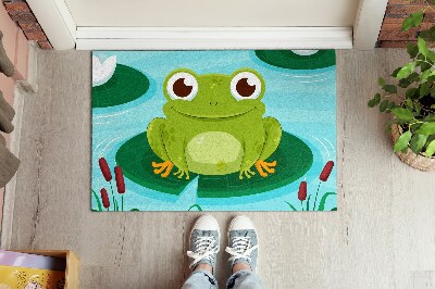 Tapis d'entrée Douce grenouille