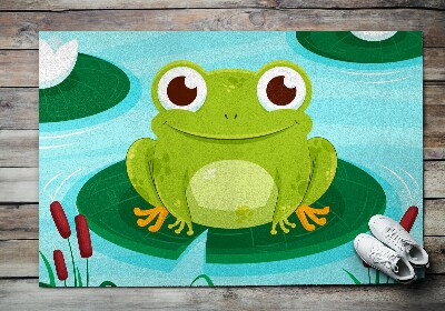 Tapis d'entrée Douce grenouille