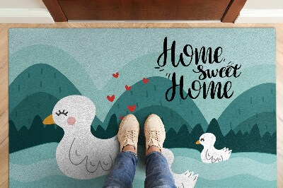 Paillasson Home sweet home Des oiseaux