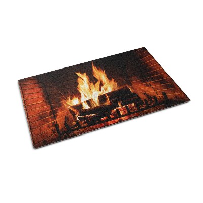 Tapis d'intérieur Feu de cheminée