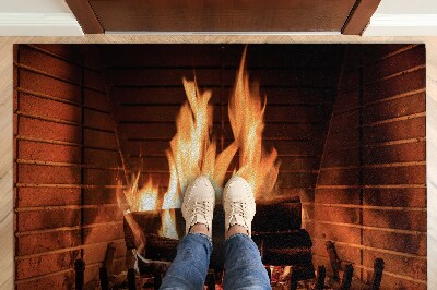 Tapis d'intérieur Feu de cheminée