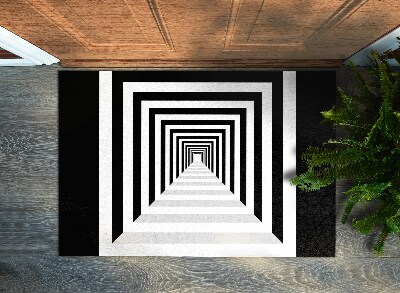 Paillasson Tunnel géométrique 3D