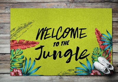 Tapis entrée Welcome to the jungle